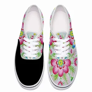 Men Flower Mandala Low Top Shoes (Foam)