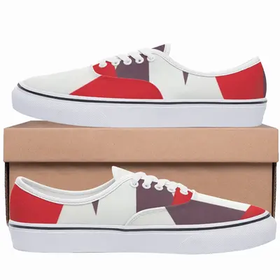 Men Two Color Abstract Low Top Shoes (Foam)