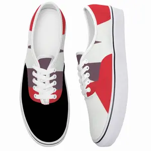 Men Two Color Abstract Low Top Shoes (Foam)