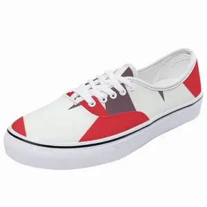 Men Two Color Abstract Low Top Shoes (Foam)