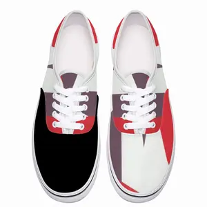 Men Two Color Abstract Low Top Shoes (Foam)