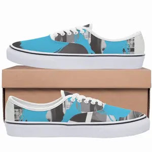 Men Blue Low Top Shoes (Foam)