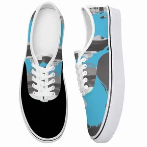 Men Blue Low Top Shoes (Foam)