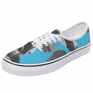 Men Blue Low Top Shoes (Foam)