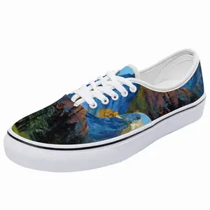 Men High Mountains Landscape Low Top Shoes (Foam)