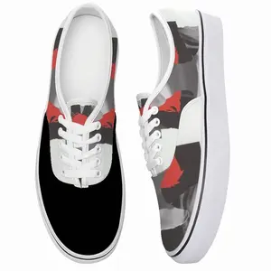 Men Red Low Top Shoes (Foam)