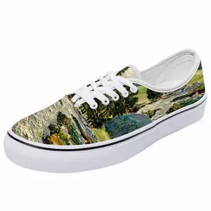 Men Scenic Mountain River Low Top Shoes (Foam)