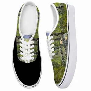 Men Birch Trees At Sunrise Low Top Shoes (Foam)