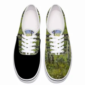 Men Birch Trees At Sunrise Low Top Shoes (Foam)