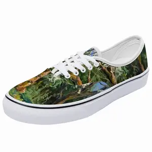 Men Blooming Apple And Pear Trees Low Top Shoes (Foam)