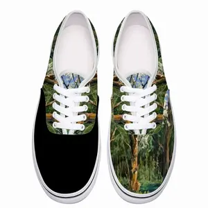 Men Blooming Apple And Pear Trees Low Top Shoes (Foam)