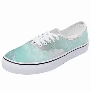 Men Turquoise Blue Window Low Top Shoes (Foam)