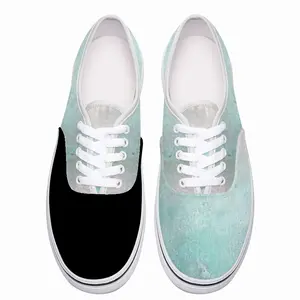 Men Turquoise Blue Window Low Top Shoes (Foam)