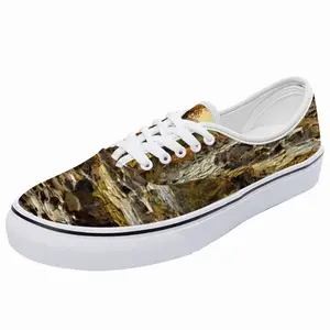 Men White River Gorge Impressionism Low Top Shoes (Foam)