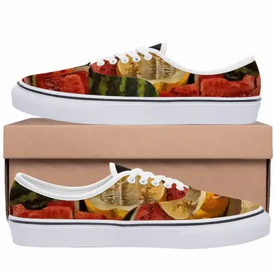 Men Juicy Sweet Tasty Still Life Low Top Shoes (Foam)