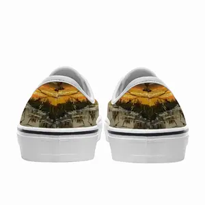 Men Idyllic Scenic Summer Sunset Landscape Low Top Shoes (Foam)