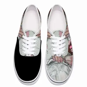 Men Pink Dogs Low Top Shoes (Foam)