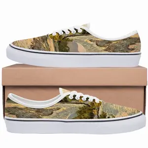 Men White River Landscape In The Morning Low Top Shoes (Foam)