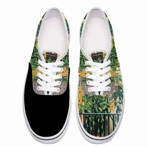 Men Sunflowers New York City Low Top Shoes (Foam)