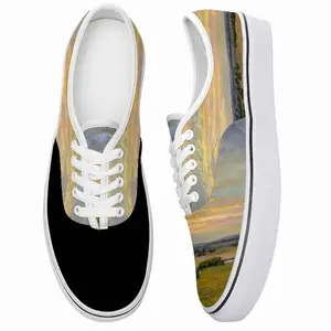 Men Plain River Landscape Low Top Shoes (Foam)