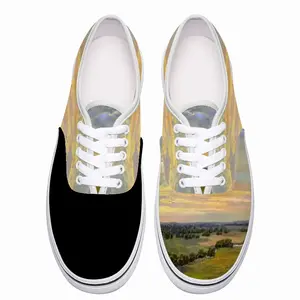 Men Plain River Landscape Low Top Shoes (Foam)