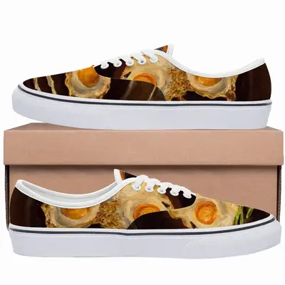 Men Fried Eggs Modern Low Top Shoes (Foam)