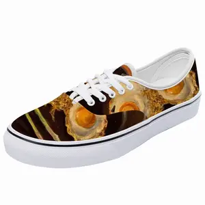 Men Fried Eggs Modern Low Top Shoes (Foam)