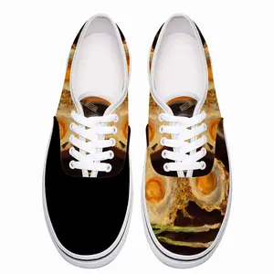 Men Fried Eggs Modern Low Top Shoes (Foam)