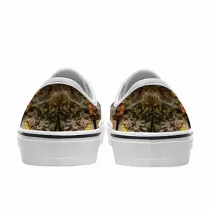 Men Fire Cooking Still Life Impressionism Low Top Shoes (Foam)