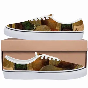 Men Still Life With Fish Impressionism Realism Low Top Shoes (Foam)