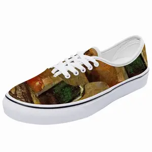 Men Still Life With Fish Impressionism Realism Low Top Shoes (Foam)