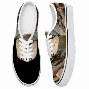 Men Nude Sleeping Lady Low Top Shoes (Foam)