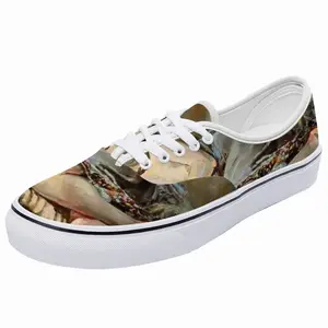 Men Nude Sleeping Lady Low Top Shoes (Foam)