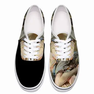 Men Nude Sleeping Lady Low Top Shoes (Foam)