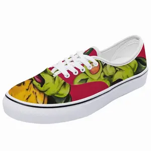 Men Green Alien Wizard Low Top Shoes (Foam)