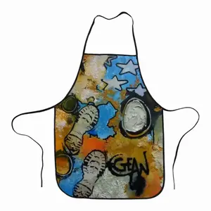 I Walk On The Moon Composite Cloth Apron