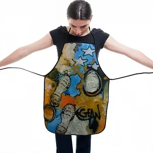 I Walk On The Moon Composite Cloth Apron