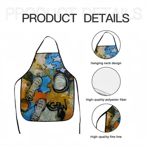 I Walk On The Moon Composite Cloth Apron