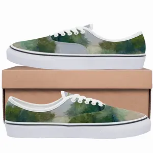 Men Countryside Impressionist Landscape Low Top Shoes (Foam)