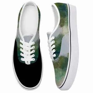 Men Countryside Impressionist Landscape Low Top Shoes (Foam)