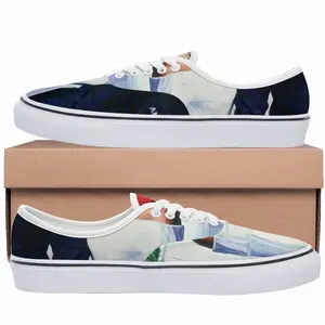 Men Drama - Pink White Office Art Low Top Shoes (Foam)