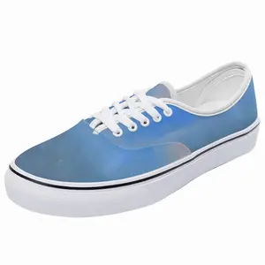 Men Abstraction Of The Sea Low Top Shoes (Foam)