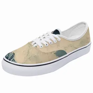 Men White Bouquet Low Top Shoes (Foam)