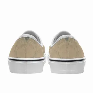 Men White Bouquet Low Top Shoes (Foam)