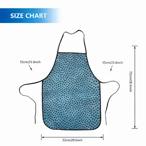 Holes Blue Composite Cloth Apron