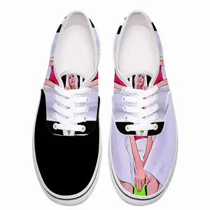 Men Blonde Fashion Girl Low Top Shoes (Foam)