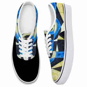 Men Brown Gold Blue Trydich Low Top Shoes (Foam)