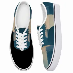 Men Deep Blue Low Top Shoes (Foam)