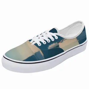 Men Deep Blue Low Top Shoes (Foam)