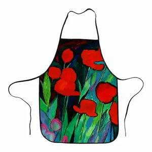 Red Tulips Composite Cloth Apron